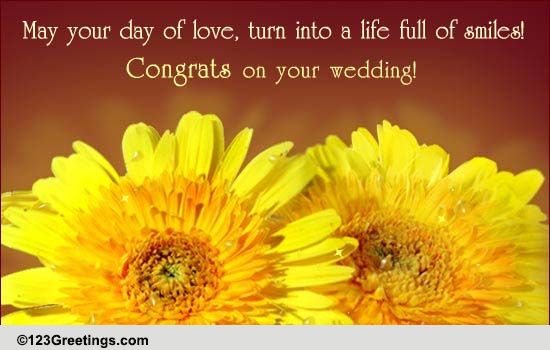 Day Of Love... Free Congratulations eCards, Greeting Cards | 123 Greetings