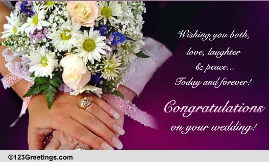 Wishes For The Couple! Free Congratulations eCards, Greeting Cards ...