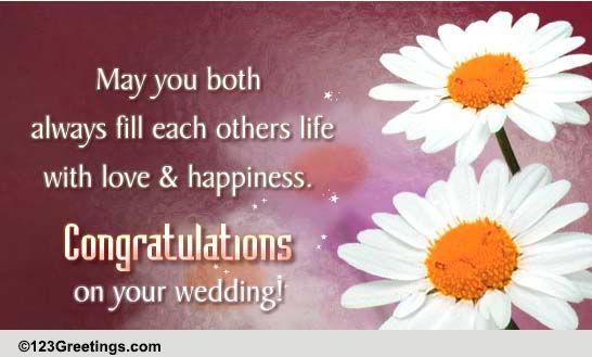 Congratulate The Couple! Free Congratulations eCards, Greeting Cards ...