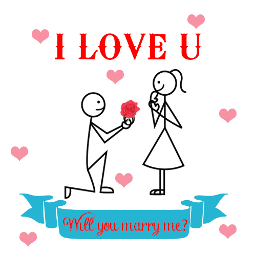  I Love U So Much My Dear Free Marry Me eCards Greeting 