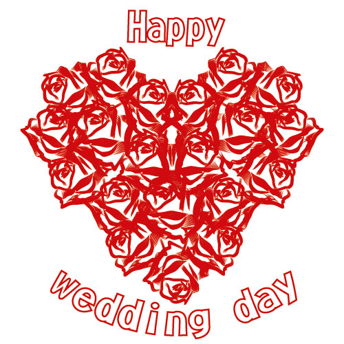Wedding Greetings With All Your Heart!