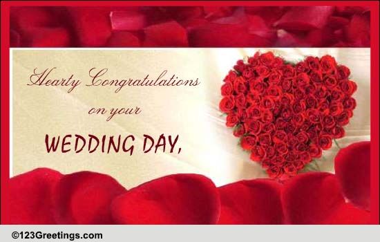 Wedding Congratulations! Free Wedding Etc eCards, Greeting Cards | 123 ...