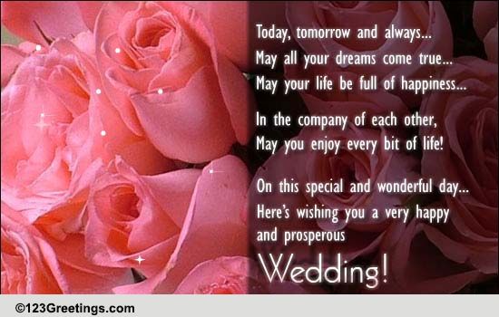 For The Couple! Free Wedding Etc eCards, Greeting Cards | 123 Greetings