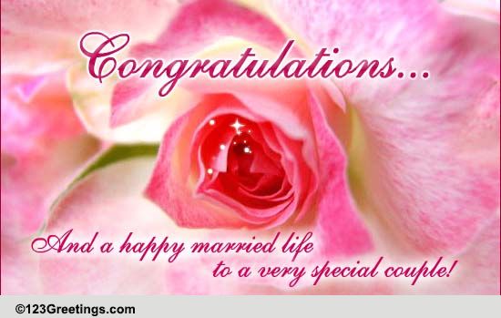 Marriage Wishes! Free Wedding Etc eCards, Greeting Cards | 123 Greetings