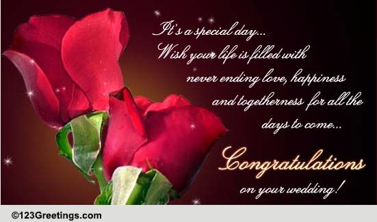 Red Roses For The Newly Wed...